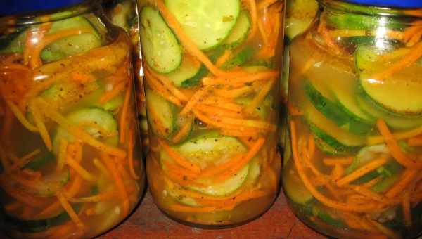 Салат со свежими огурцами на зиму рецепты