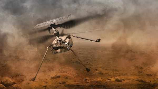Вертолет Ingenuity успешно полетел на Марсе: НАСА